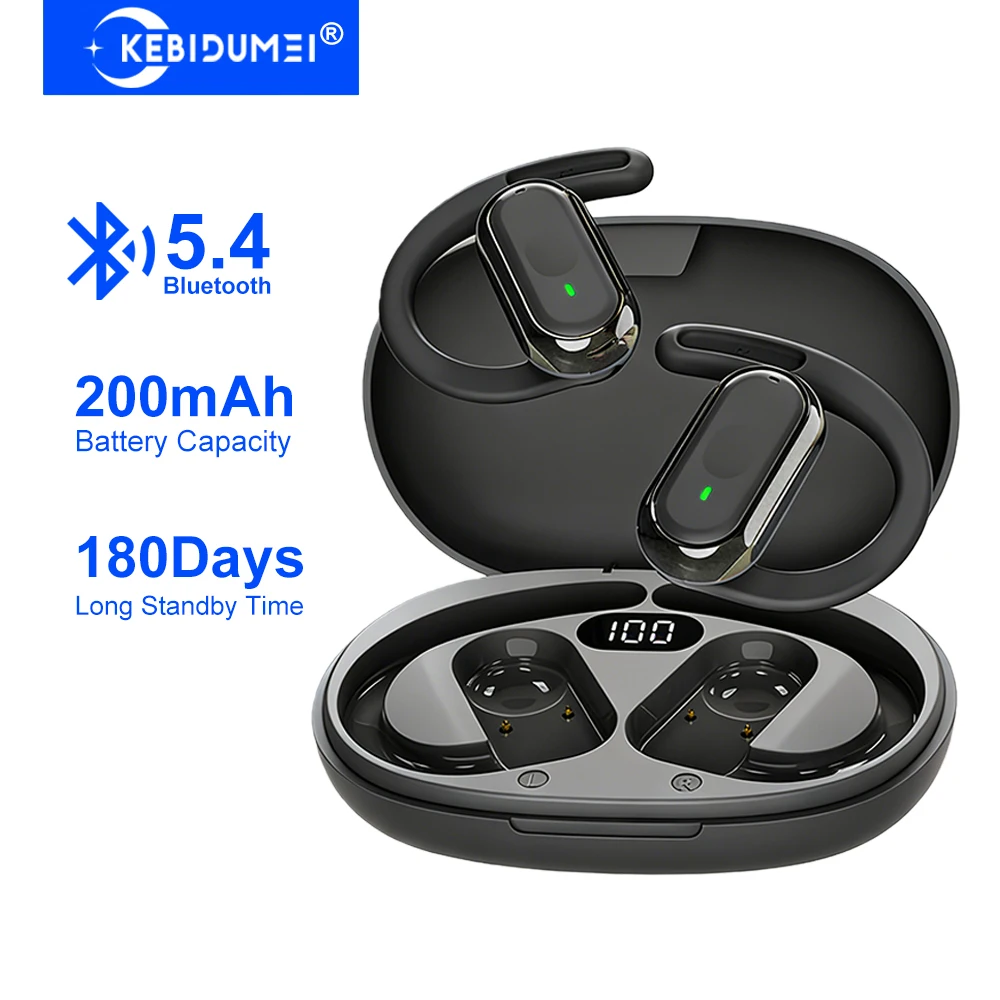 Sports Earphone Hook - KEBIDUMEI 오픈형 블루투스 5.4 이어폰 이어