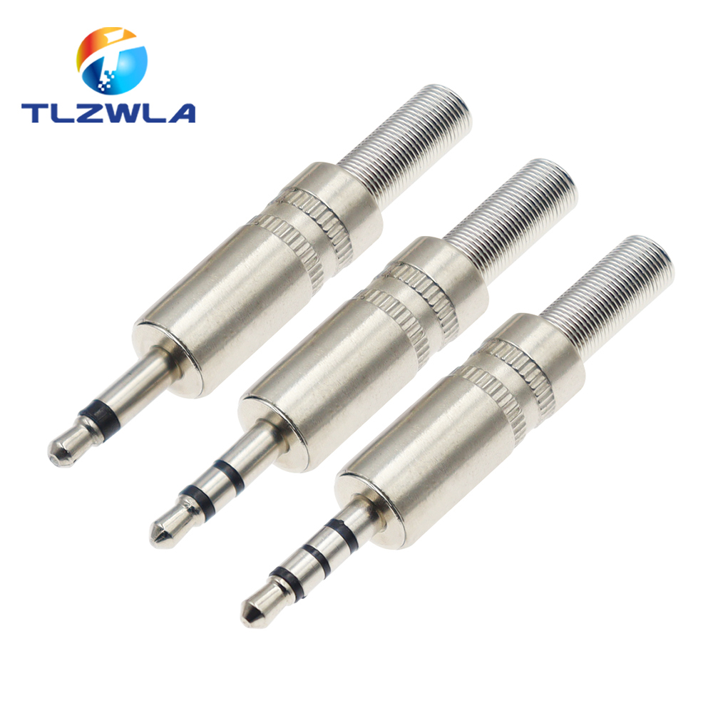 Cable Extension 3.5 - 5PCS 금속 수리 3.5mm 남성 헤드폰
