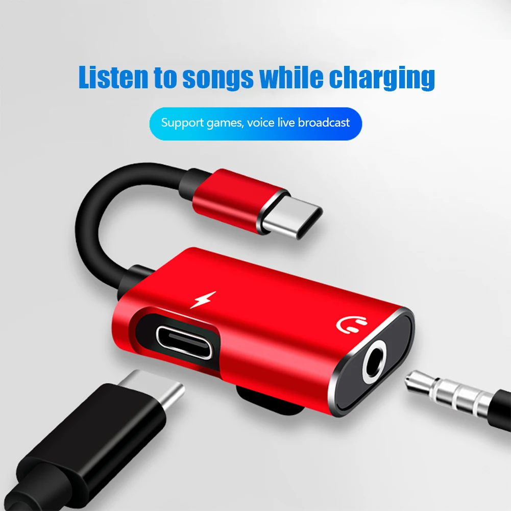 Earphone Splitter Jack - 샤오미 화웨이 타입 C 휴대폰용 2-in-1