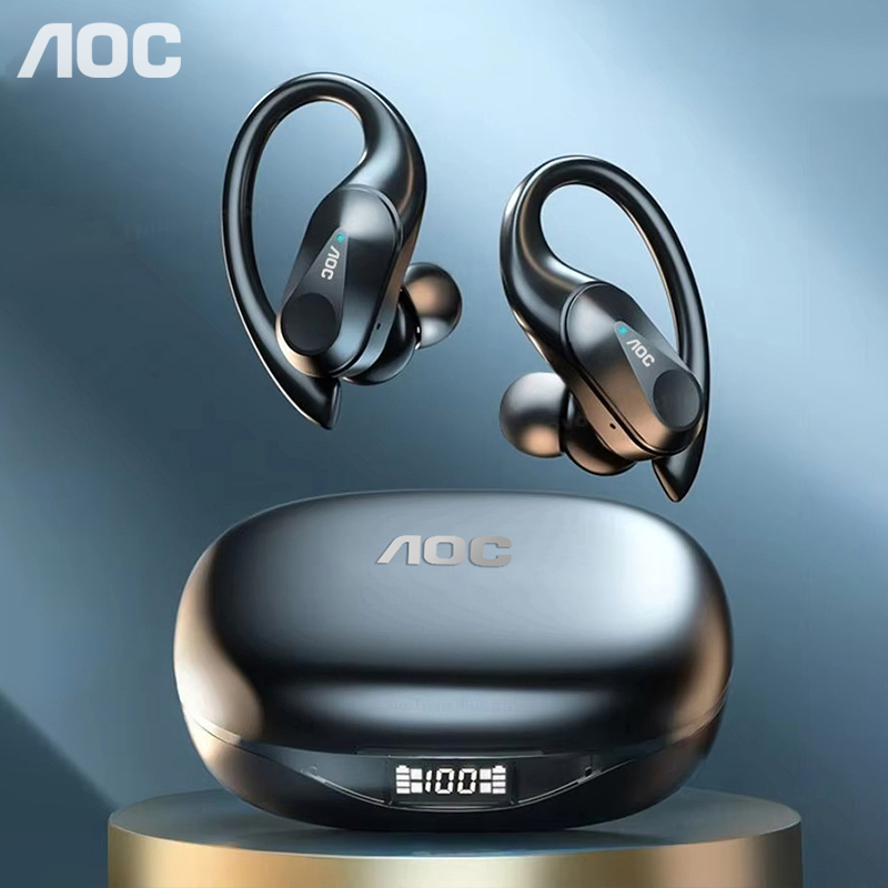 Wired Earphone Mic - 초이스 AOC 스포츠 헤드셋 무선 블루투스