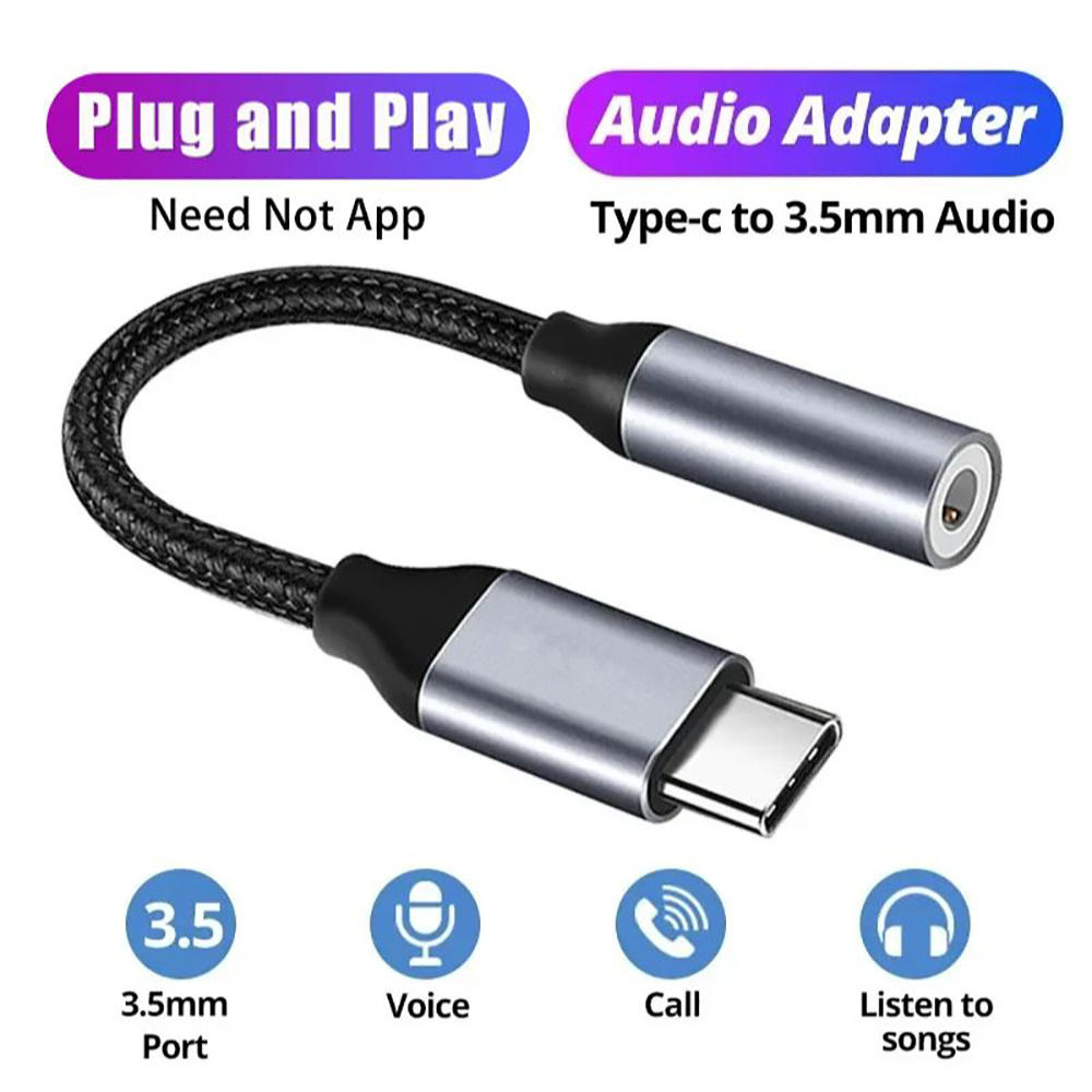 Audiophile Headphone Wired - USB C타입 to 3.5mm 오디오 어댑터