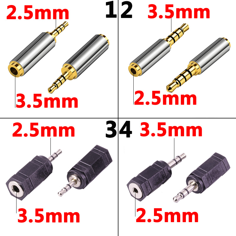 Cable Extension 3.5 - 잭 3.5mm ~ 2.5mm 오디오 어댑터
