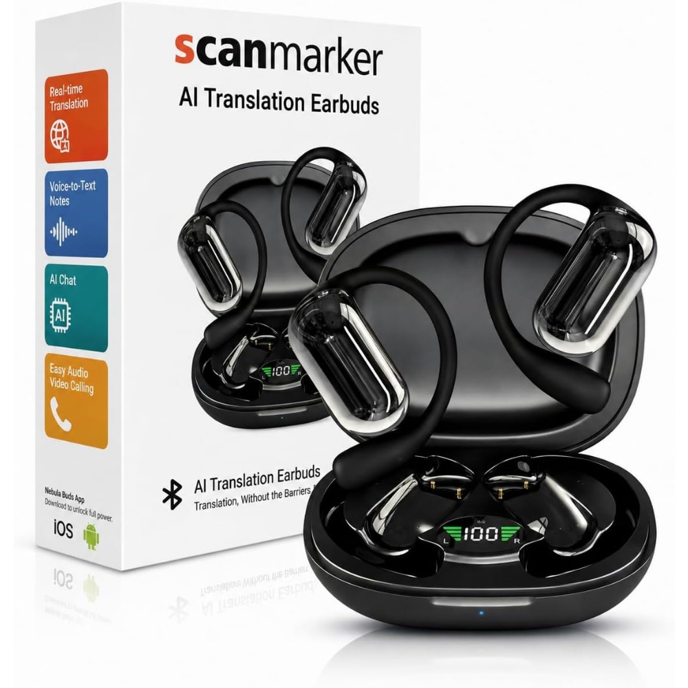 Noise Cancelling Headphone - 실시간 번역 이어버드: 144개 이상의 언어,
