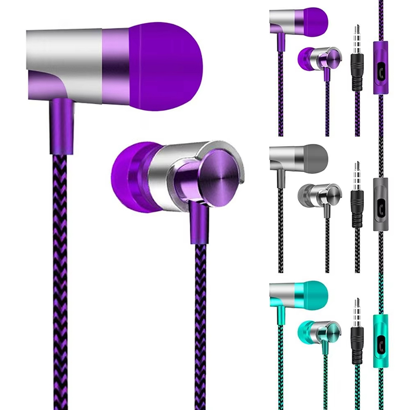 Audiophile Headphone Wired - 9D 스테레오 유선 헤드폰 베이스 마이크