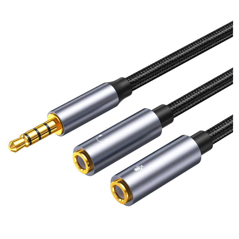 Earphone Splitter Jack - 3.5mm 잭 Aux 오디오 케이블 남성-여성