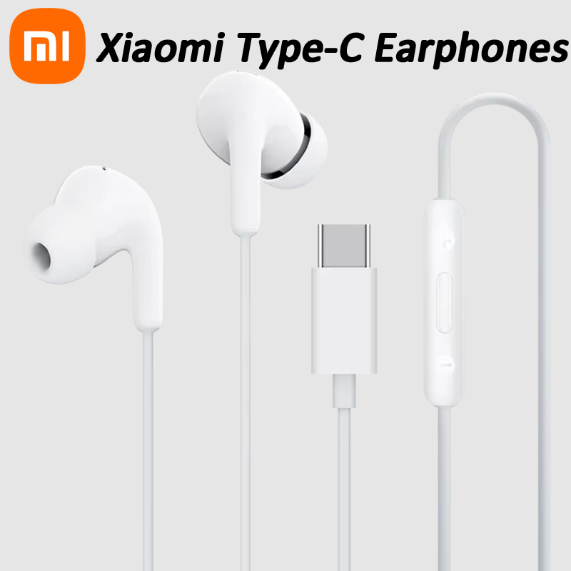 Wired Earphone Mic - 2025 신형 오리지널 샤오미 타입C 이어폰