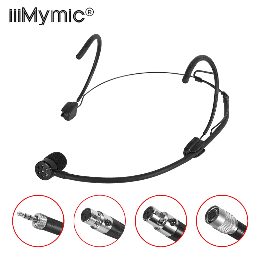 Audiophile Headphone Wired - Iiimymic 단방향 블랙 헤드셋 마이크(Shure Sennheiser