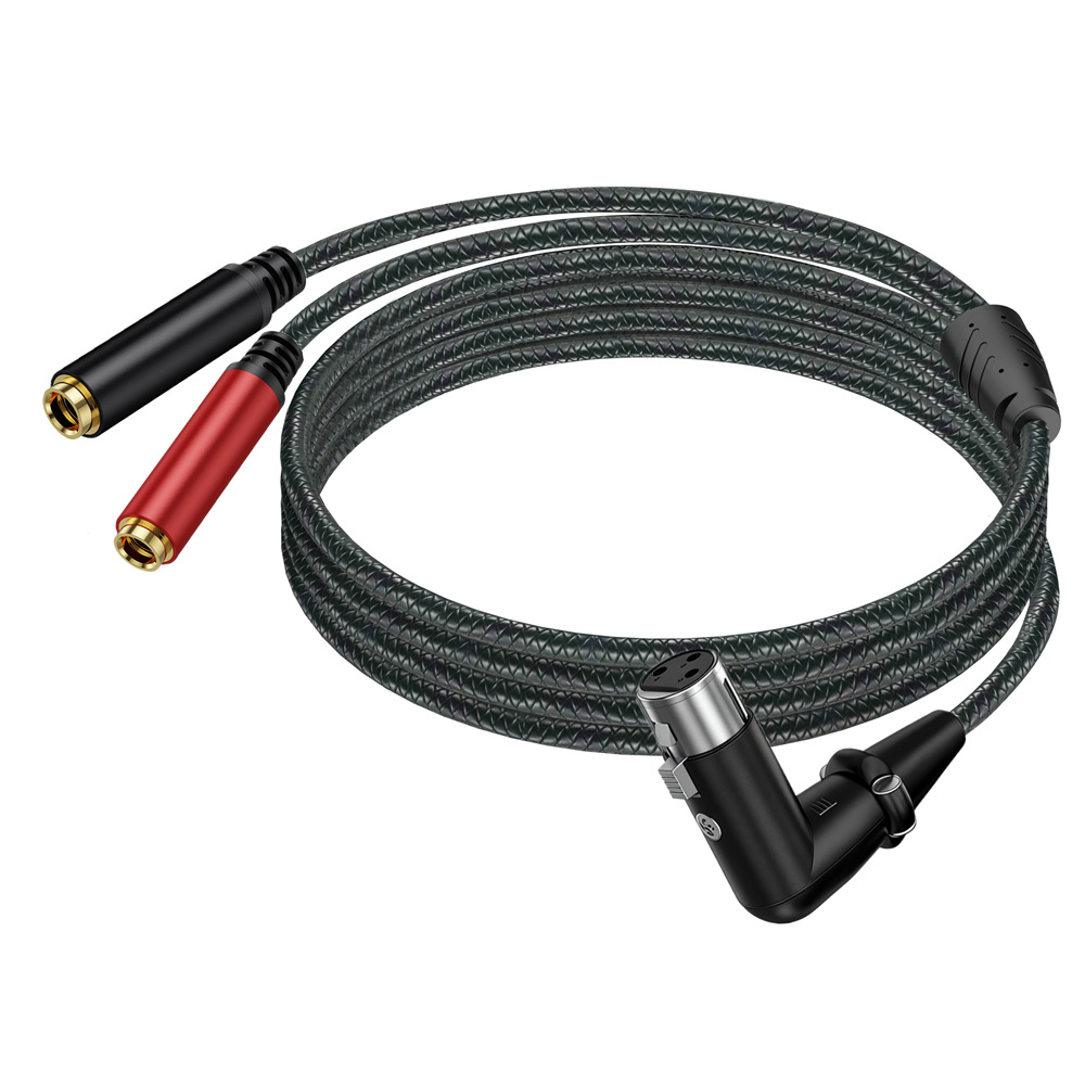 3핀 XLR 암 커넥터 - 듀얼 6.35mm TRS 암 - Earphone Splitter Jack 리뷰 및 가격
