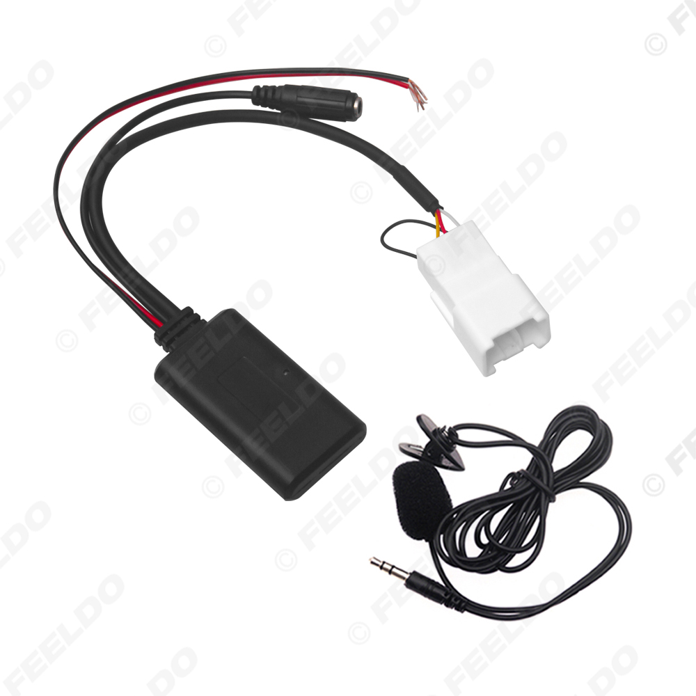 FEELDO 1PC 자동차 5Pin 무선 블루투스 Au - Bluetooth Adapter Receiver 리뷰 및 가격