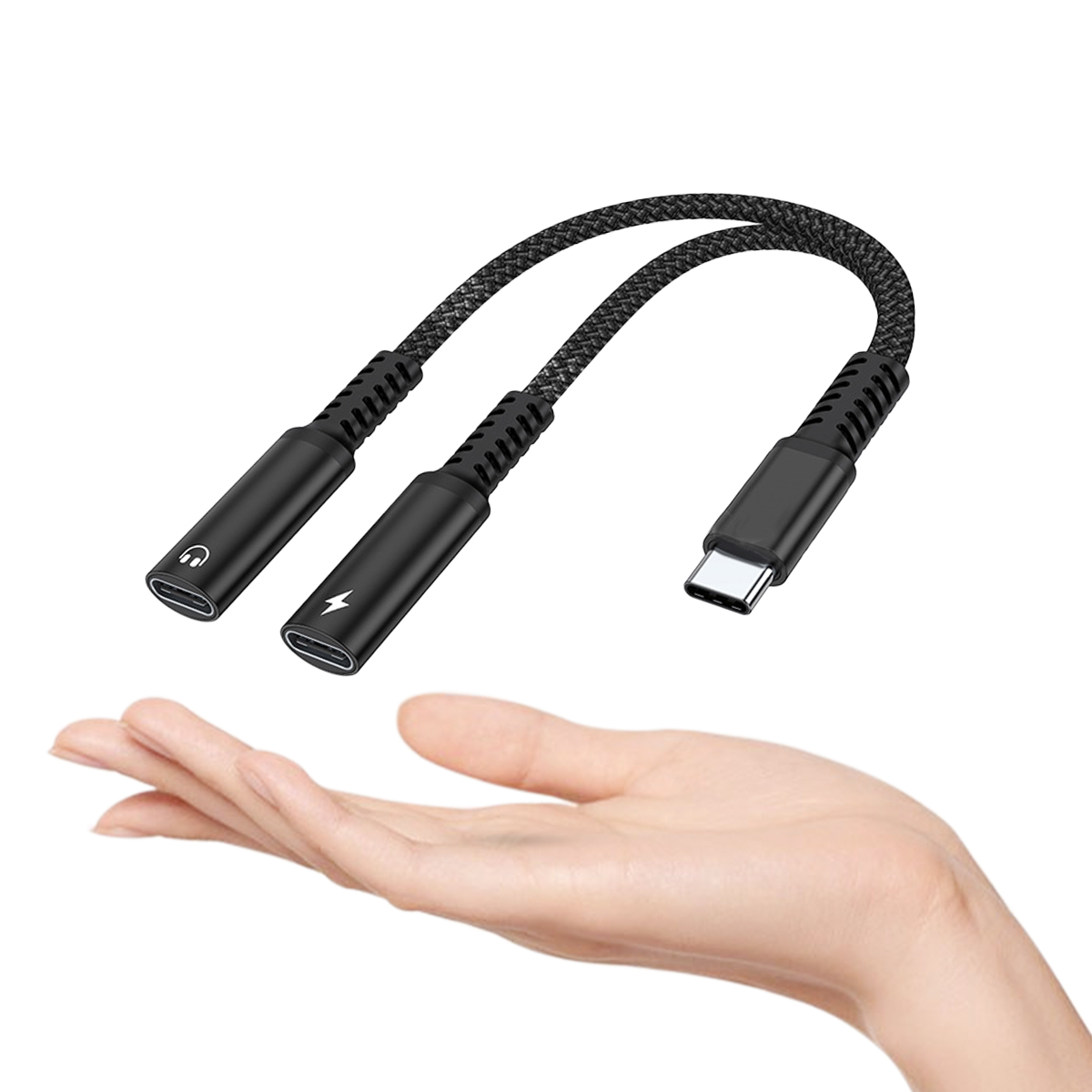 2 in 1 USB C 스플리터, 듀얼 타입 USB C - Earphone Splitter Jack 리뷰 및 가격