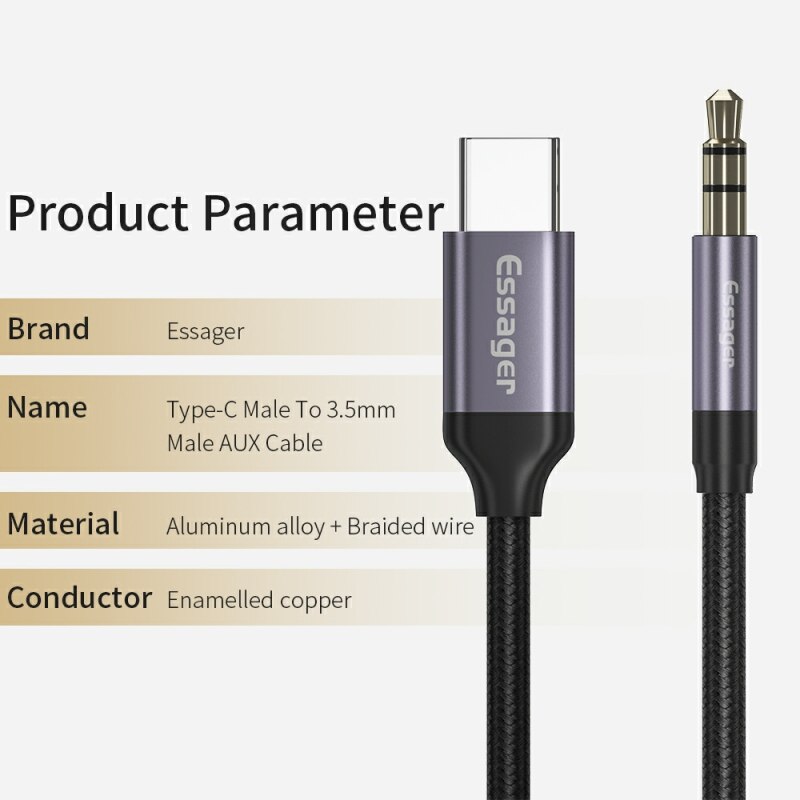 Essager USB C Aux 잭 어댑터 스피커 및  - Earphone Splitter Jack 리뷰 및 가격