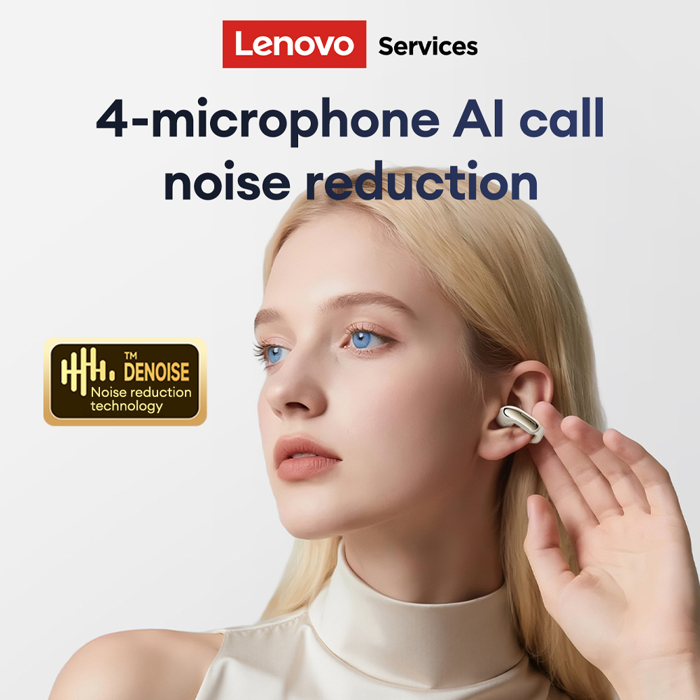 레노버 LES-108 골전도 TWS 이어 클립 이어폰  - Earbuds Charging Case 리뷰 및 가격