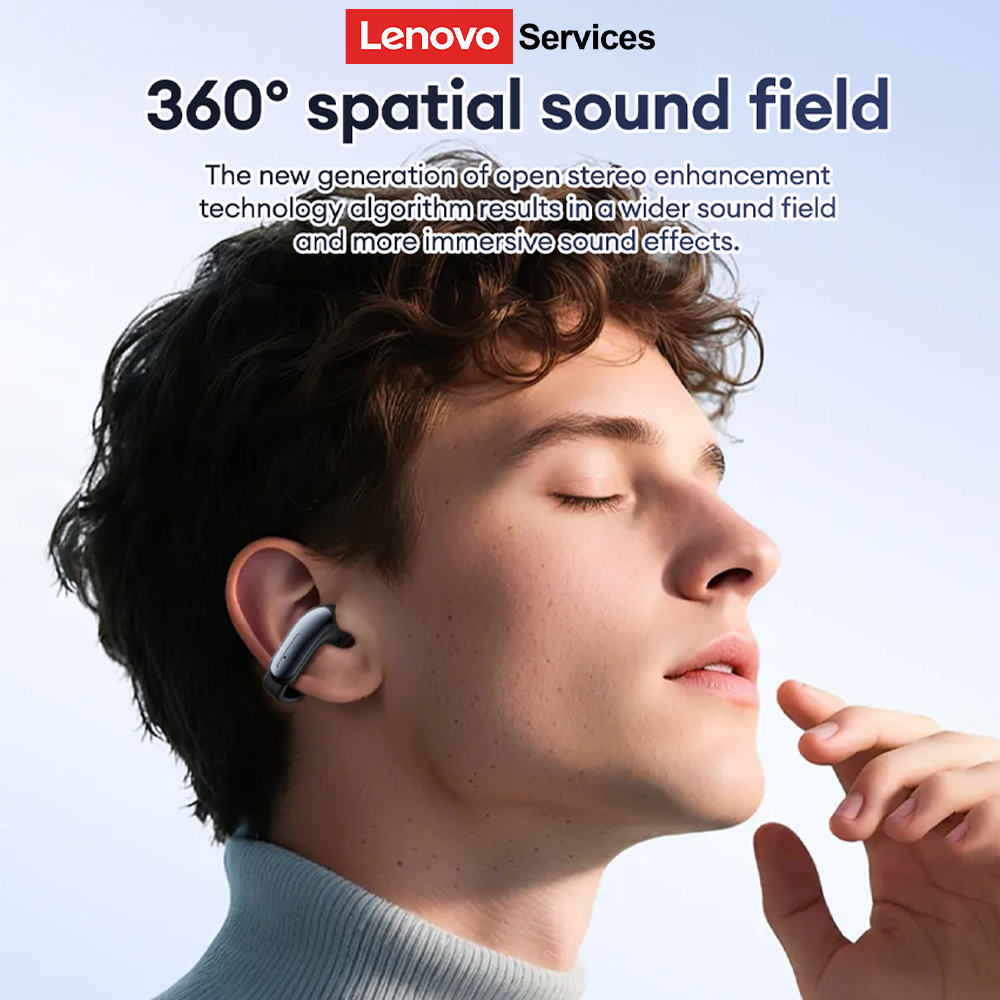 레노버 LES-108 골전도 TWS 이어 클립 이어폰  - Earbuds Charging Case 리뷰 및 가격
