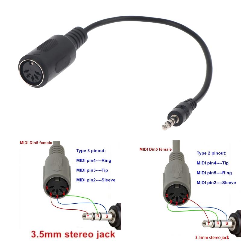[신제품] MIDI Din 5 ~ 3.5mm TRS 변 - Cable Extension 3.5 리뷰 및 가격