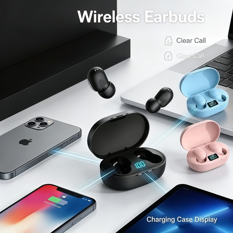 2026 신형 TWS E6S 폰 블루투스 이어폰 무선  - Bluetooth Headset On Ear 리뷰 및 가격