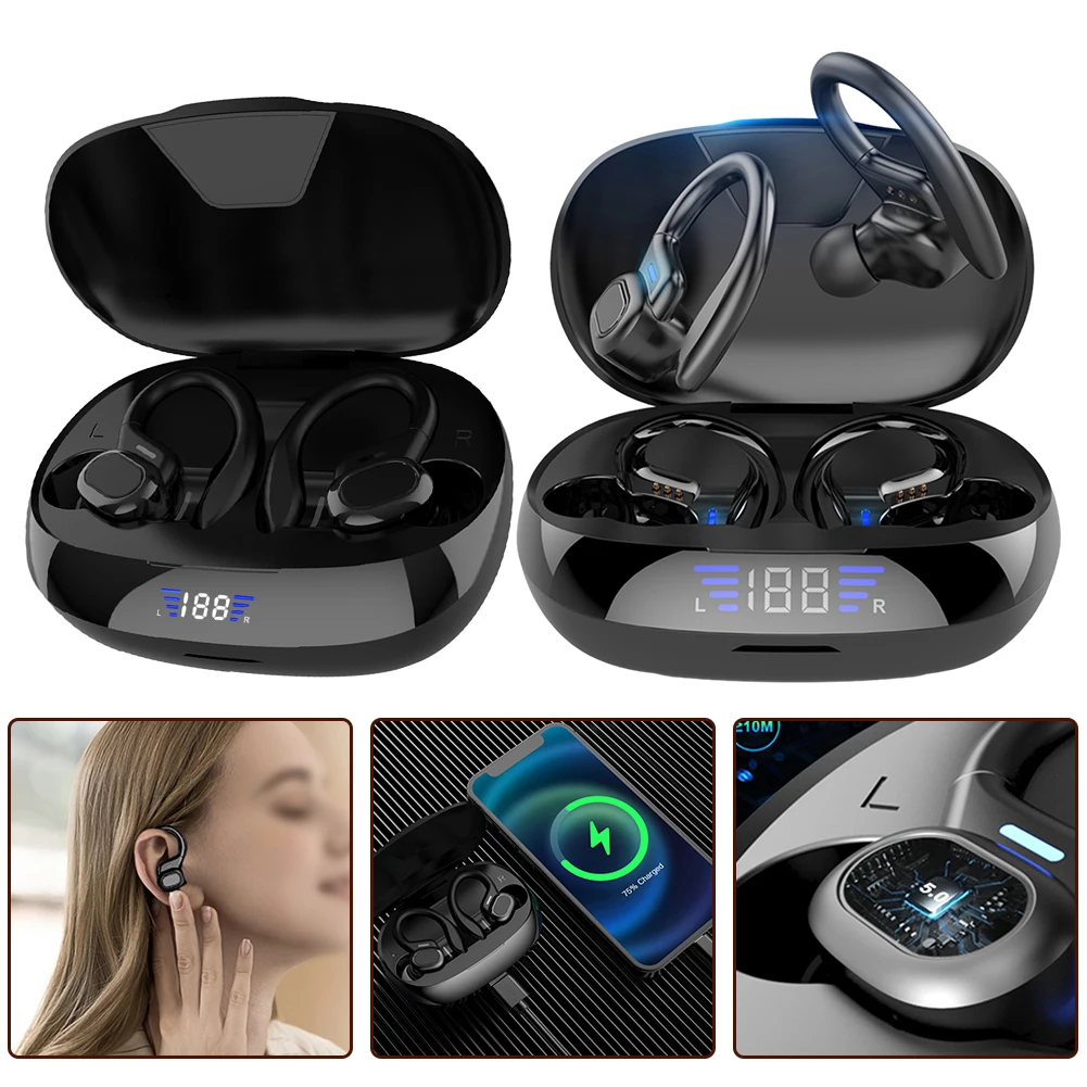 VV2 TWS 블루투스 이어폰, 마이크 포함, 스포츠  - Sports Earphone Hook 리뷰 및 가격