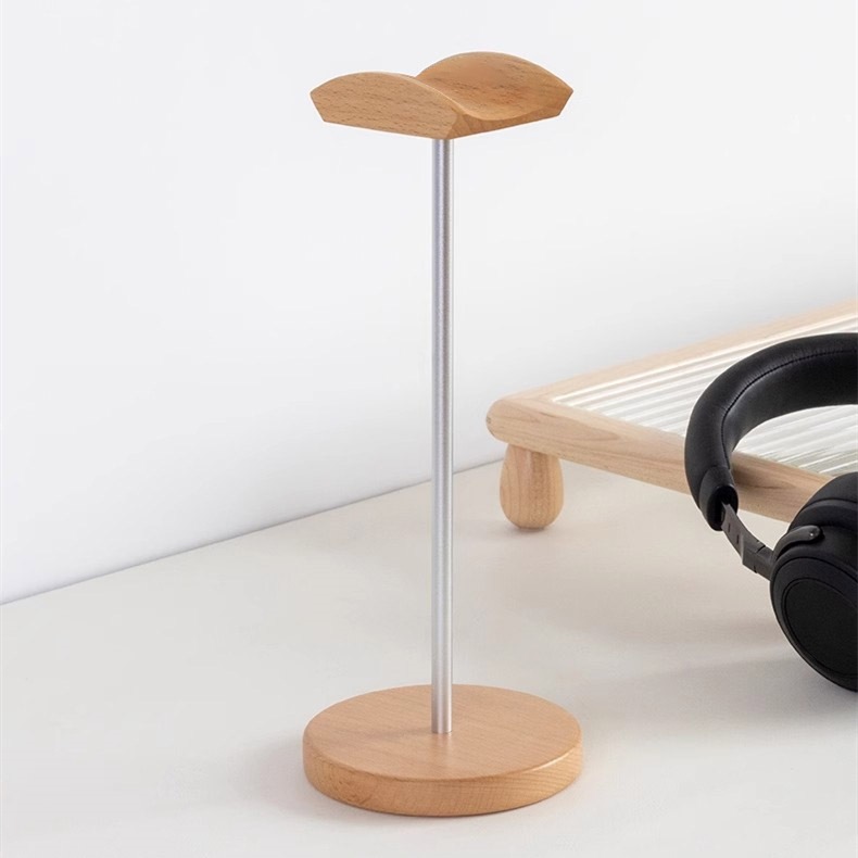 블랙 월넛 우드 & 알루미늄 헤드폰 스탠드, 내추럴 월 - Headphone Stand Desk 리뷰 및 가격