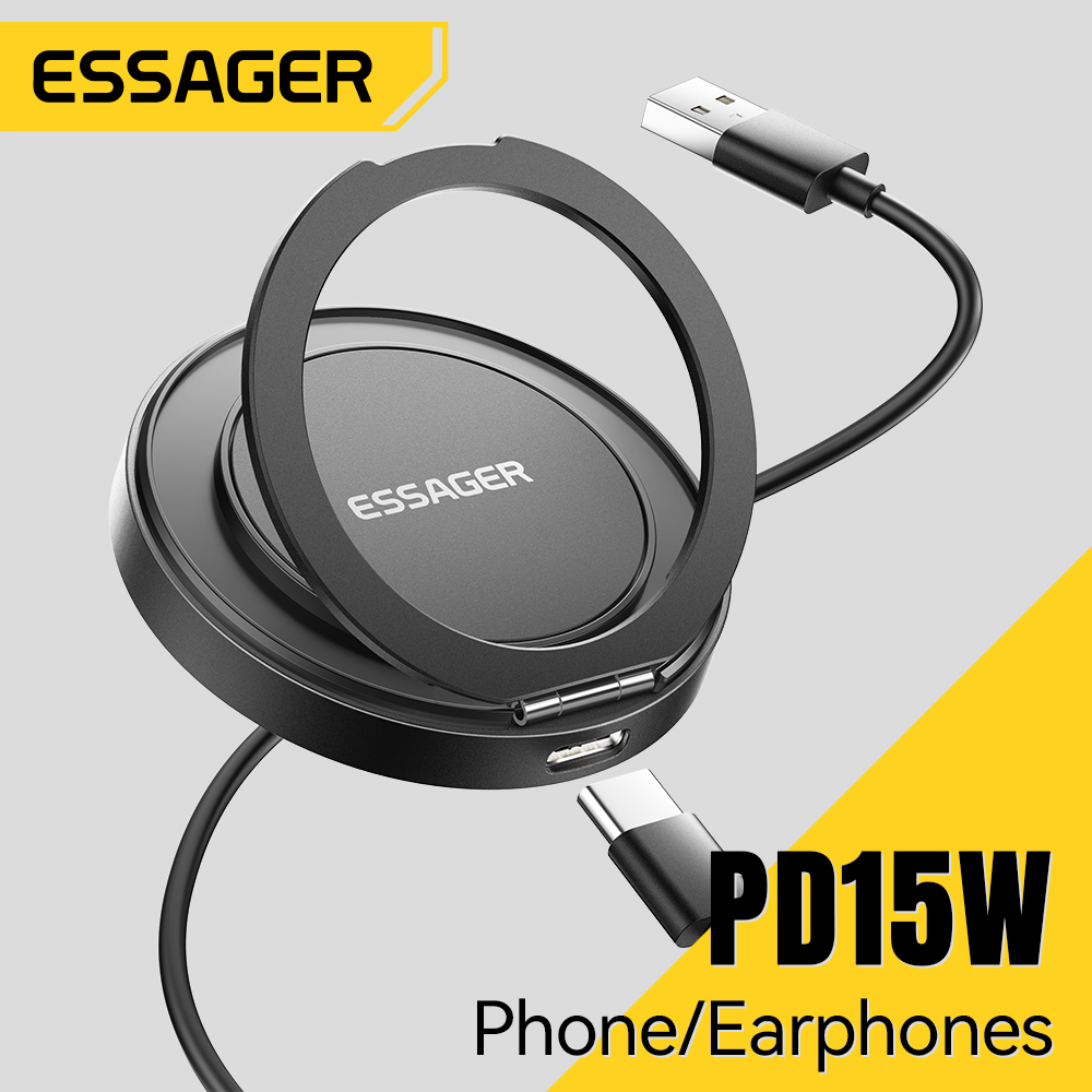 Essager 자기 무선 충전기 15W iPhone 1 - Usb C Earphone 리뷰 및 가격