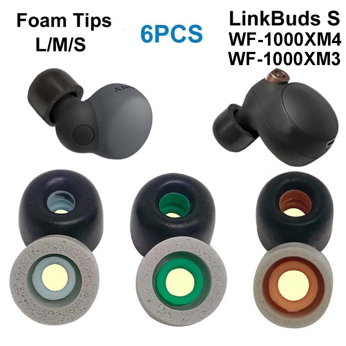 소니 링크버즈 S WF-1000XM4 WF-1000XM - Earphone Foam Tip 리뷰 및 가격