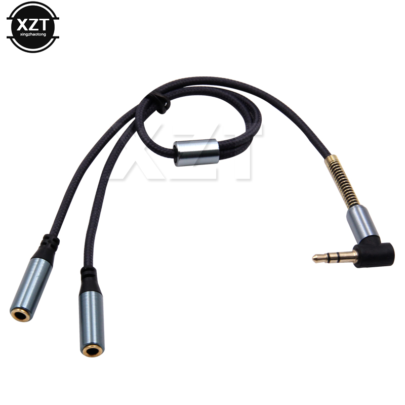 3.5mm 1 ~ 2 오디오 Aux Y 분배기 케이블  - Earphone Splitter Jack 리뷰 및 가격