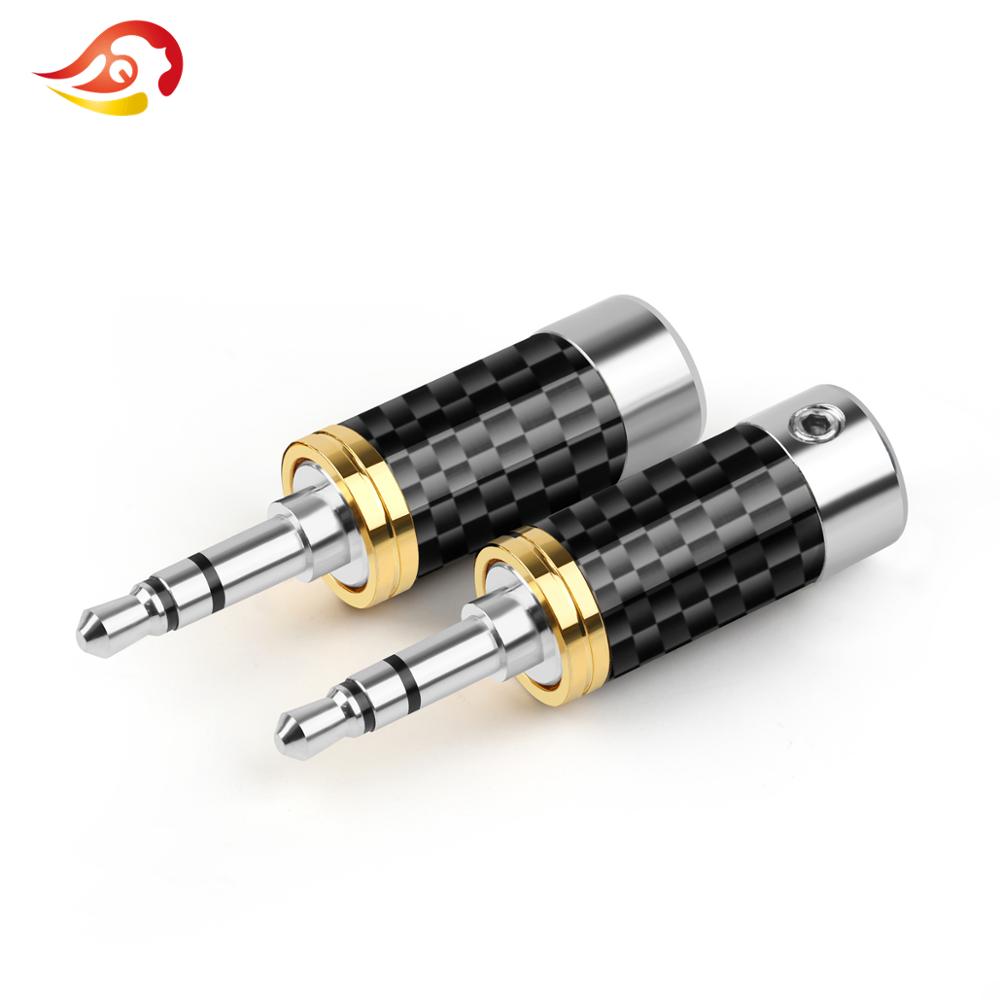 QYFANG 3 극 스테레오 금속 어댑터, 탄소 섬유  - Audiophile Headphone Wired 리뷰 및 가격