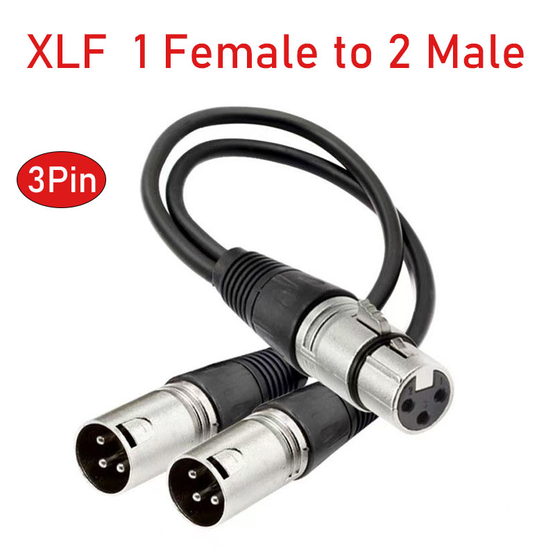 XLR 스플리터 케이블 3핀 암컷에서 듀얼 수컷 Y 어 - Audio Splitter Y 리뷰 및 가격