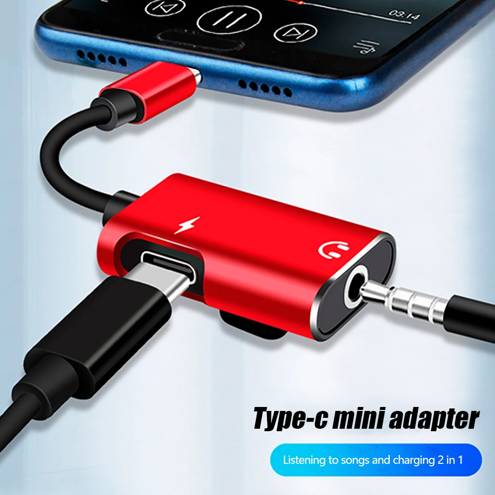 샤오미 화웨이 타입 C 휴대폰용 2-in-1 USB-C - Earphone Splitter Jack 리뷰 및 가격