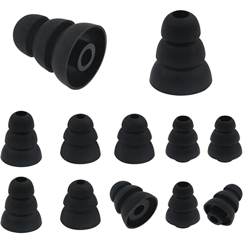6개입 S/M/L 사이즈 소음 차단 실리콘 쿠션 이어버 - Silicone Ear Tip Replacement 리뷰 및 가격