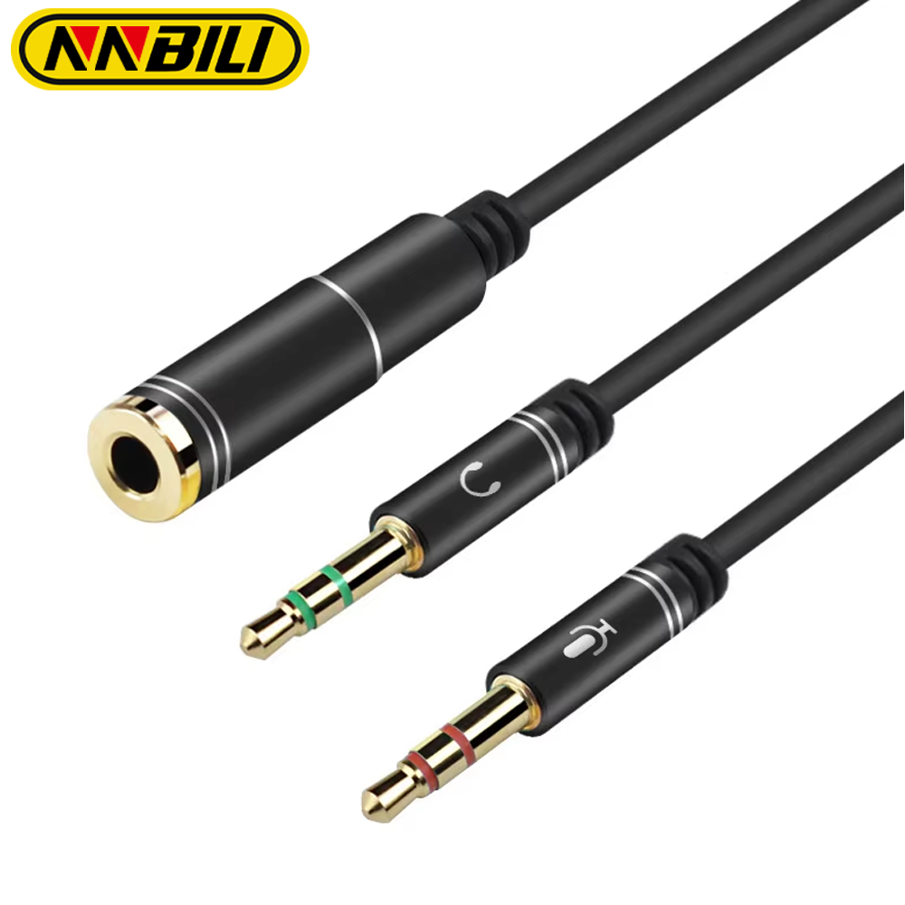 NNBILI 미니 잭 3.5 마이크 헤드폰 Y 스플리터 - Earphone Splitter Jack 리뷰 및 가격