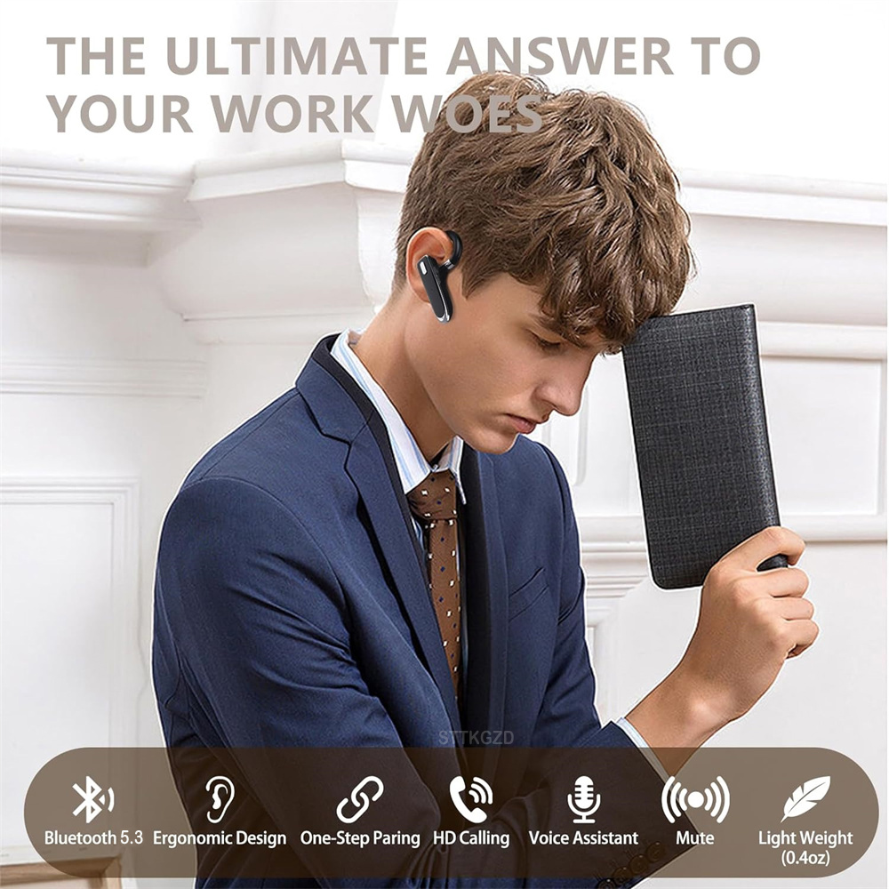 마이크 이어폰이 장착된 무선 블루투스 헤드폰 ENC 소 - Bluetooth Headset On Ear 리뷰 및 가격
