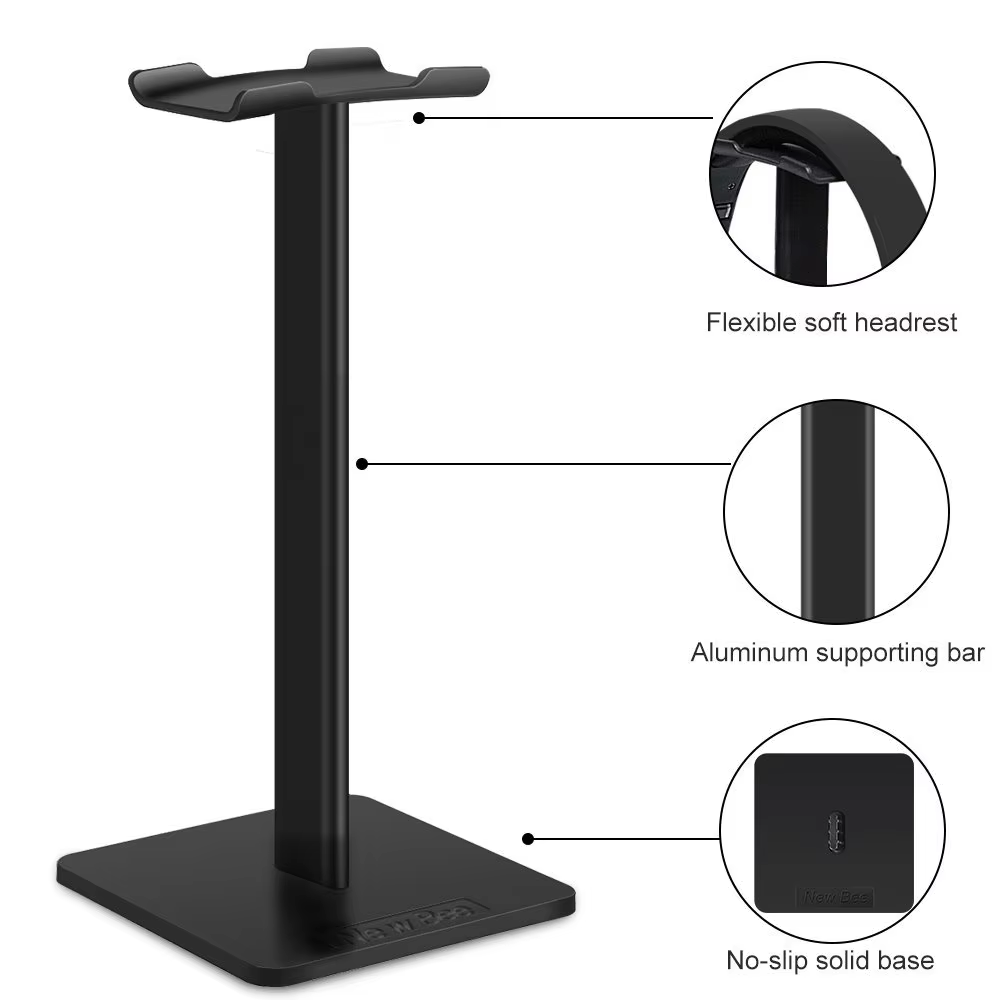 새로운 Bee Z1 알루미늄 합금 헤드폰 스탠드 홀더  - Headphone Stand Desk 리뷰 및 가격