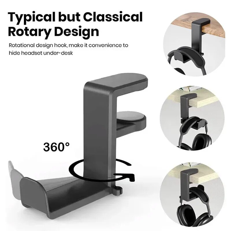 책상 아래 헤드폰 홀더 회전 클램프 디자인 (보스, 소 - Headphone Stand Desk 리뷰 및 가격