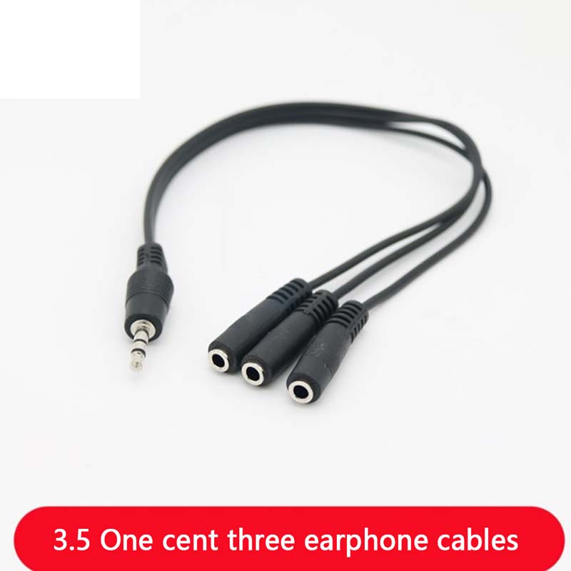1개의 남성 커넥터를 3개의 여성 커넥터로 변환하는 3 - Earphone Splitter Jack 리뷰 및 가격