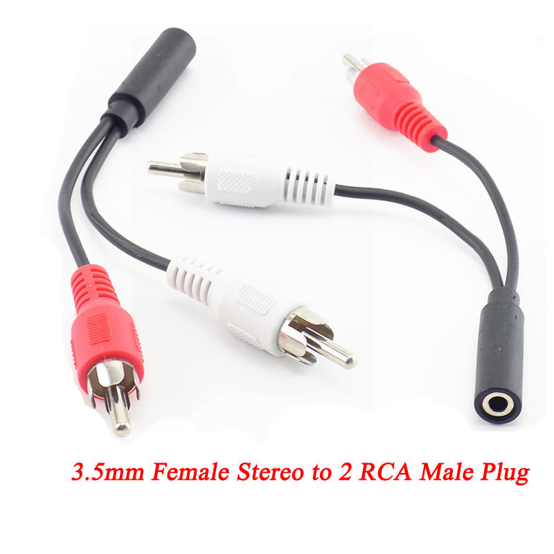 3.5mm RCA 암 잭 스테레오-2 RCA 수 플러그 - Cable Extension 3.5 리뷰 및 가격