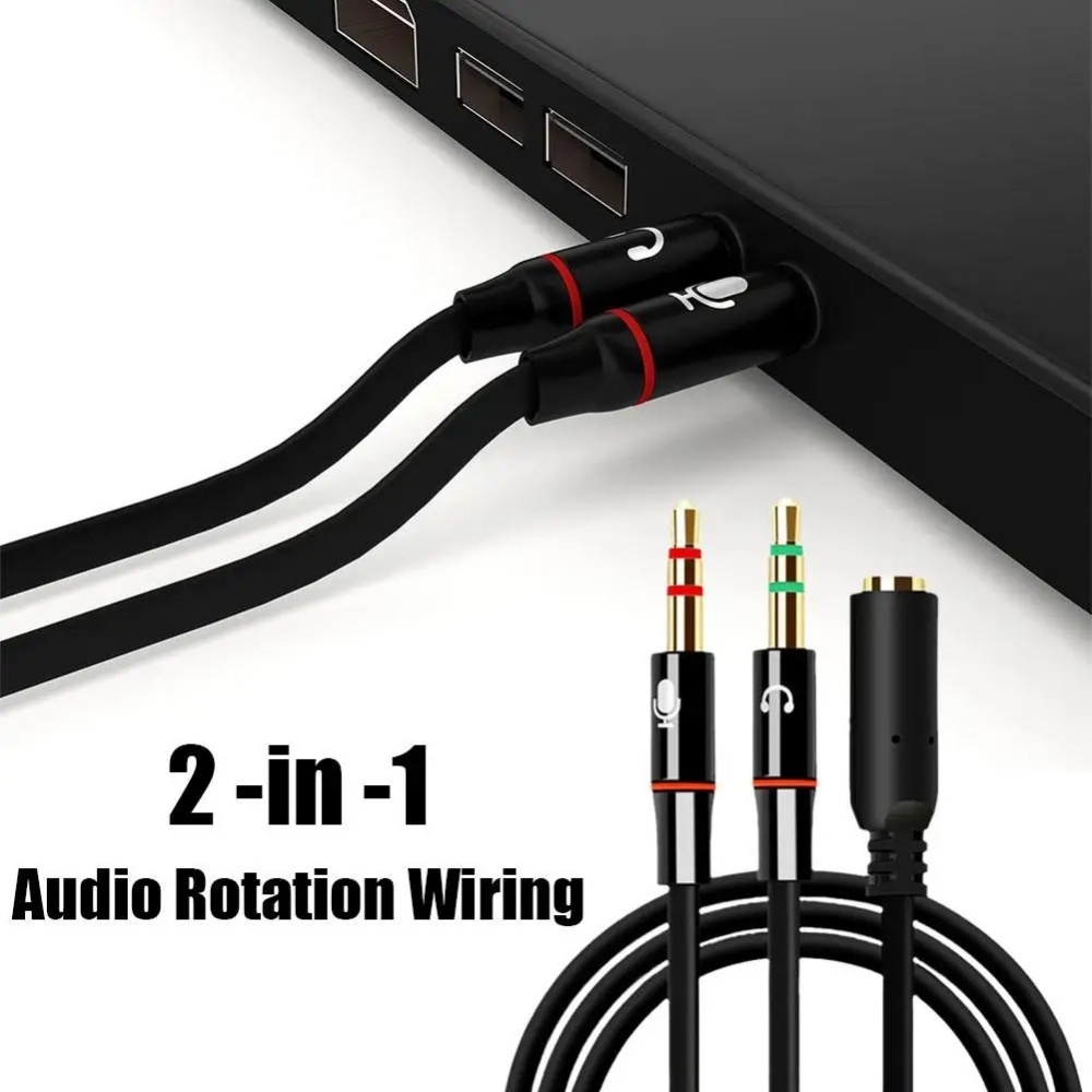 3.5mm 헤드폰 마이크 오디오 스플리터 여성용 듀얼  - Audio Splitter Y 리뷰 및 가격