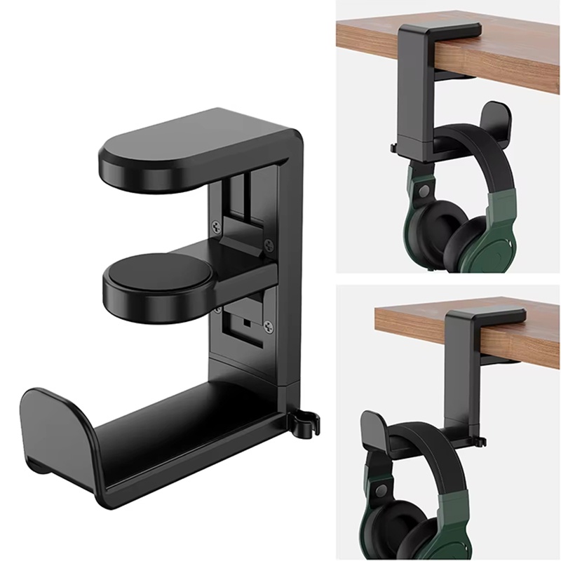 유니버설 게이밍 헤드폰 스탠드 헤드셋 후크 홀더 조절  - Headphone Stand Desk 리뷰 및 가격