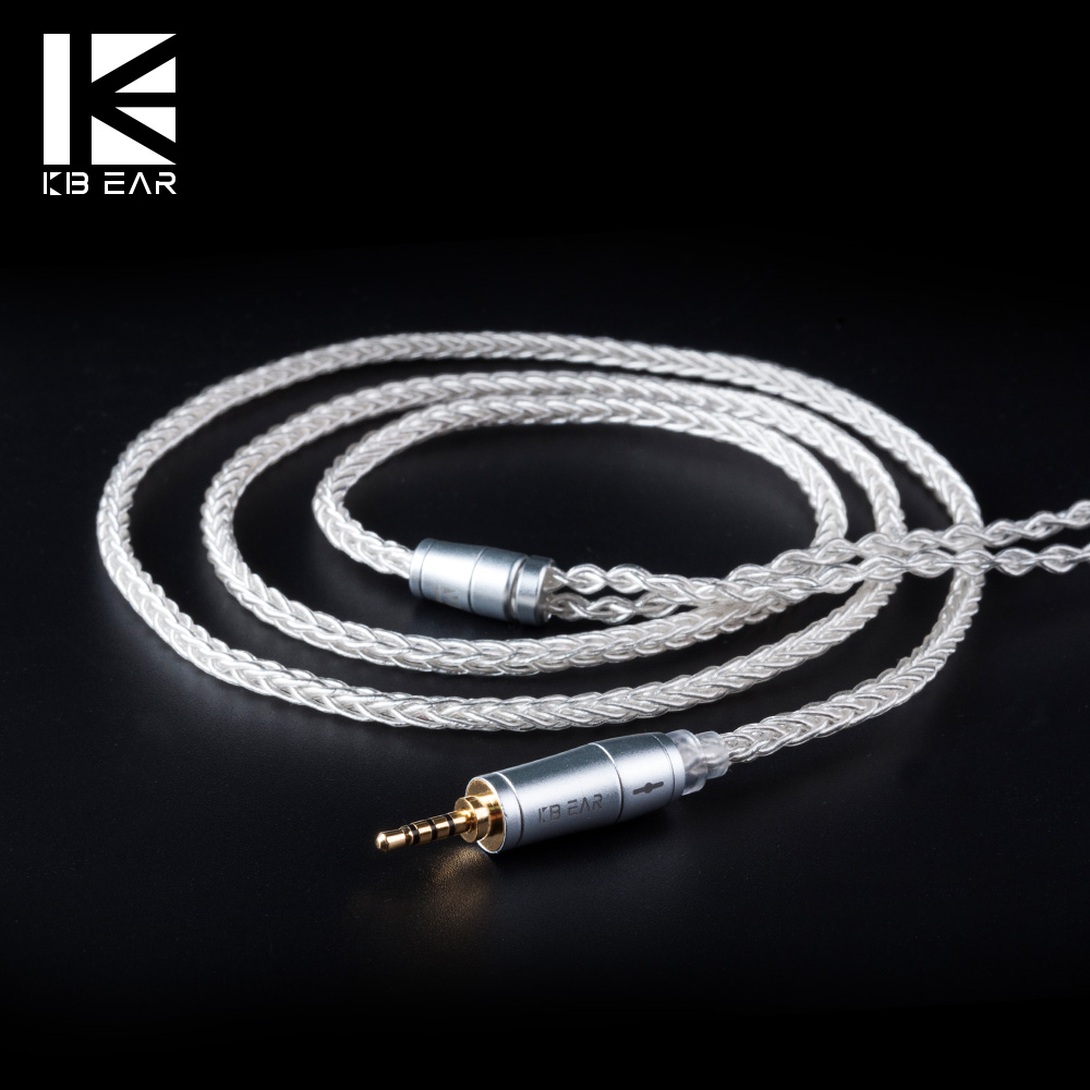 KBEAR 8 코어 업그레이드 실버 유선 이어폰 케이블 - In Ear Monitor Iem 리뷰 및 가격