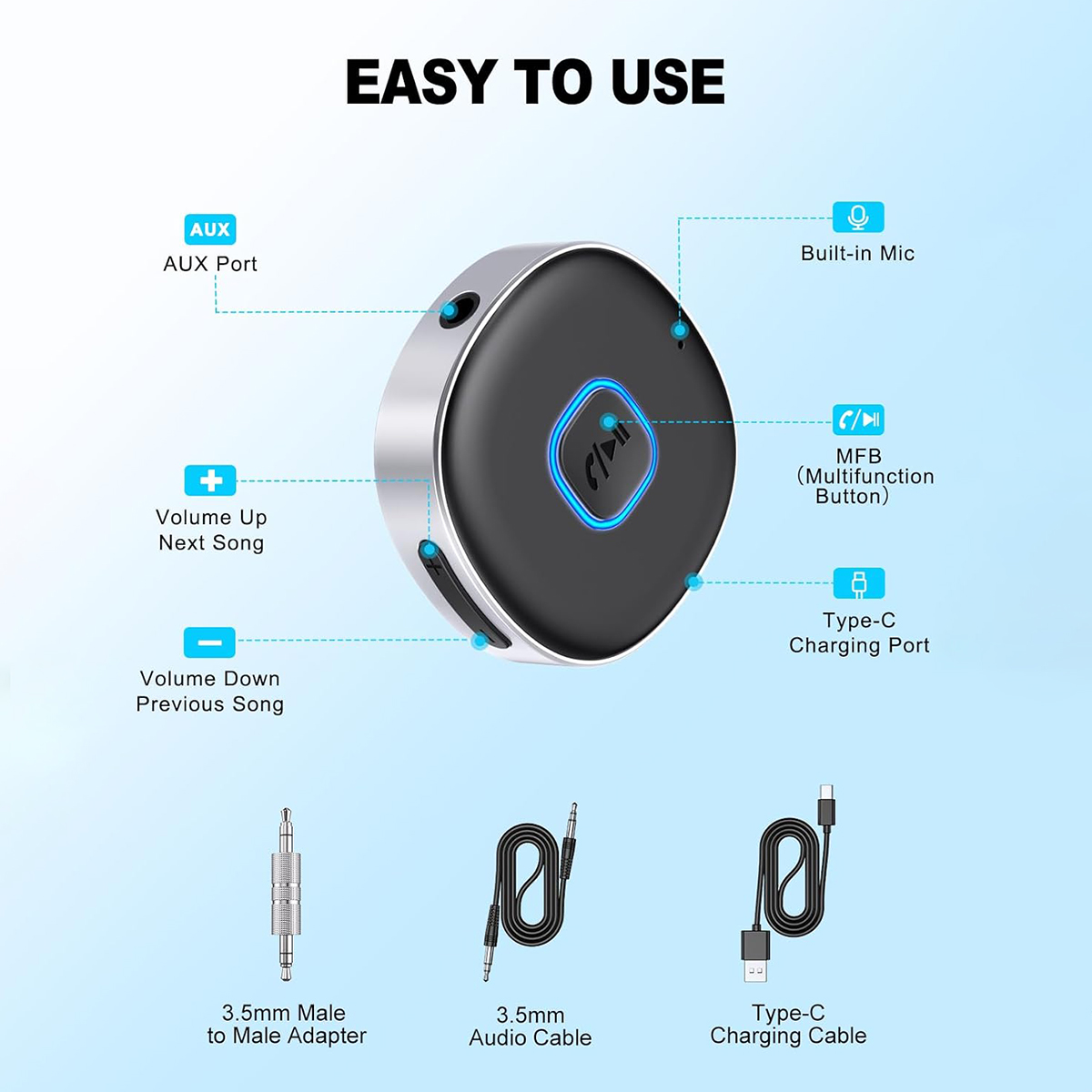 차량용 블루투스 AUX 어댑터, 가정용 스테레오/스피커 - Bluetooth Adapter Receiver 리뷰 및 가격
