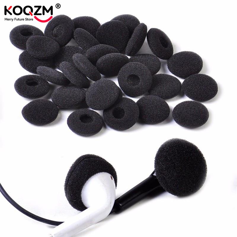 30 개 스폰지 커버 팁 블랙 소프트 폼 이어버드 헤드 - Earphone Foam Tip 리뷰 및 가격