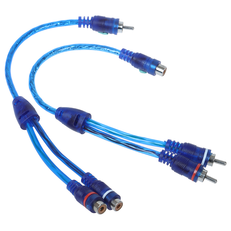 자동차 AUX 증폭기용 자동차 MP3 오디오 RCA Y - Audio Splitter Y 리뷰 및 가격
