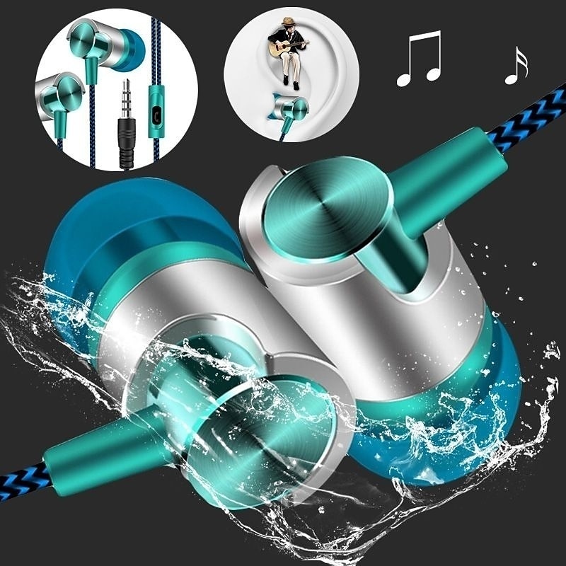 9D 스테레오 유선 헤드폰 베이스 마이크 포함 이어폰  - Audiophile Headphone Wired 리뷰 및 가격